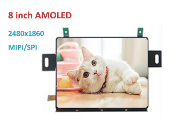 8 Inch 2K Qhd+ Amoled Display Module - 2480X1860 High-Contrast Ultra-Thin IPS Alternative with Mipi Interface