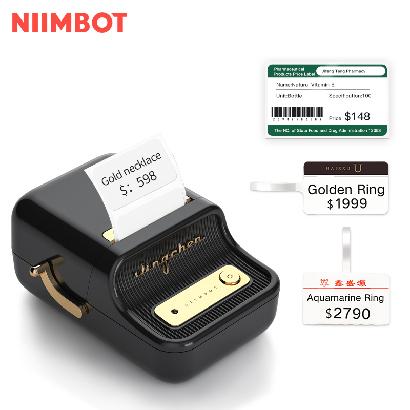 Niimbot B21 New Design 30-60mm/S Bluetooth Thermal Printer Date Label