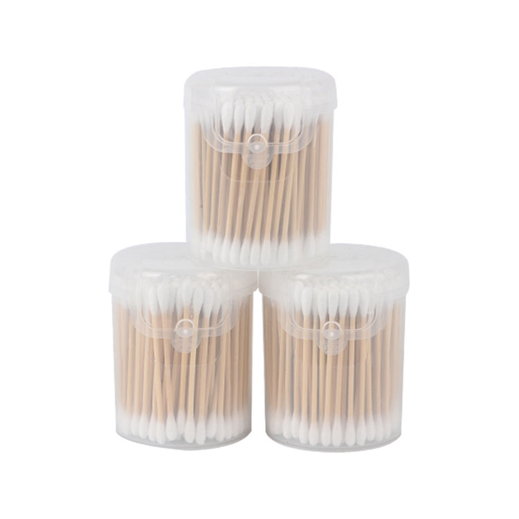 Biodegradable Bamboo Stick Cotton Swabs