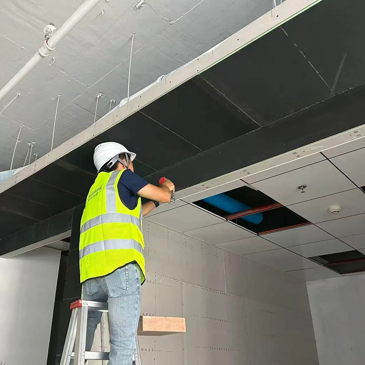 Jialiang Lightweight Insulated Ceiling, Waterproof and Moisture-Proof Cement Backboard XPS