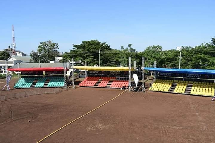 Retractable Substitutes Removable Soccer Bleachers Movable Bench