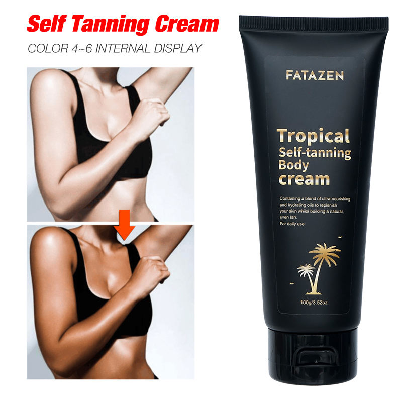 3hrs Instant Dark Tanning Lotion Butter Body Care Sunscreen Suntan Oil Skincare OEM Self Tanner Sunless Tanning Cream for Body