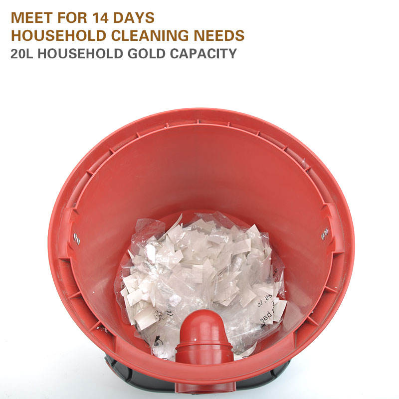 15L Silencer & Safe Plastic Portable Wet&Dry Vacuum Cleaner with HEPA Filtration