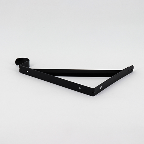 Wall Mount Closet Pole Shelf Support Bracket Hook Heavy Duty Closet Floating Brackets with Rod Holder