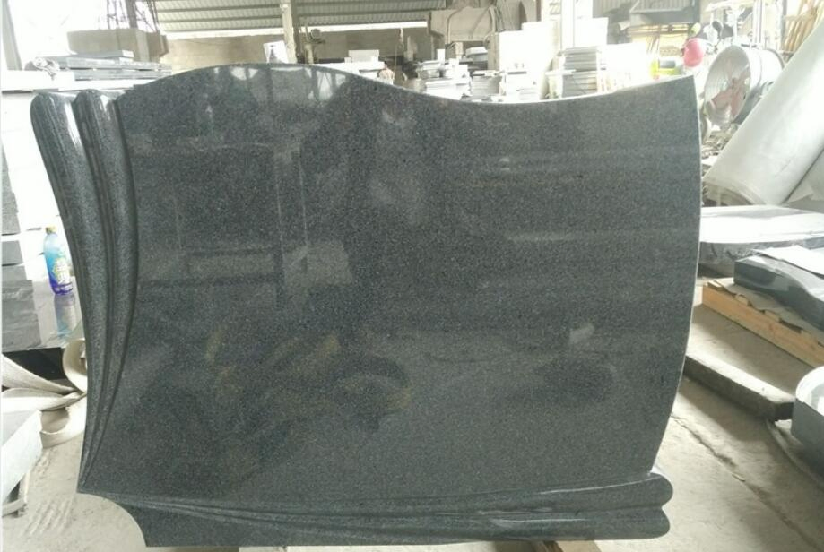 Natural Stone SF-083 G654 Dark Grey Granite Tombstone for Memorial/Dead/cemetery/graveyard