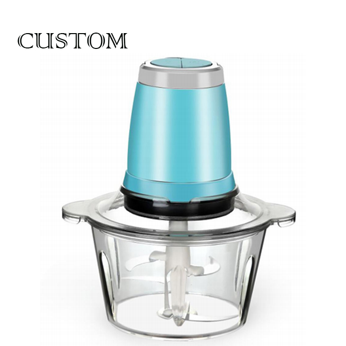Jewin New Household Electr 250W Mini Meat Grinder 2L Plastic&S/S Bowl Meat Chopper 2 Speeds for Meat Mixer Food Professor