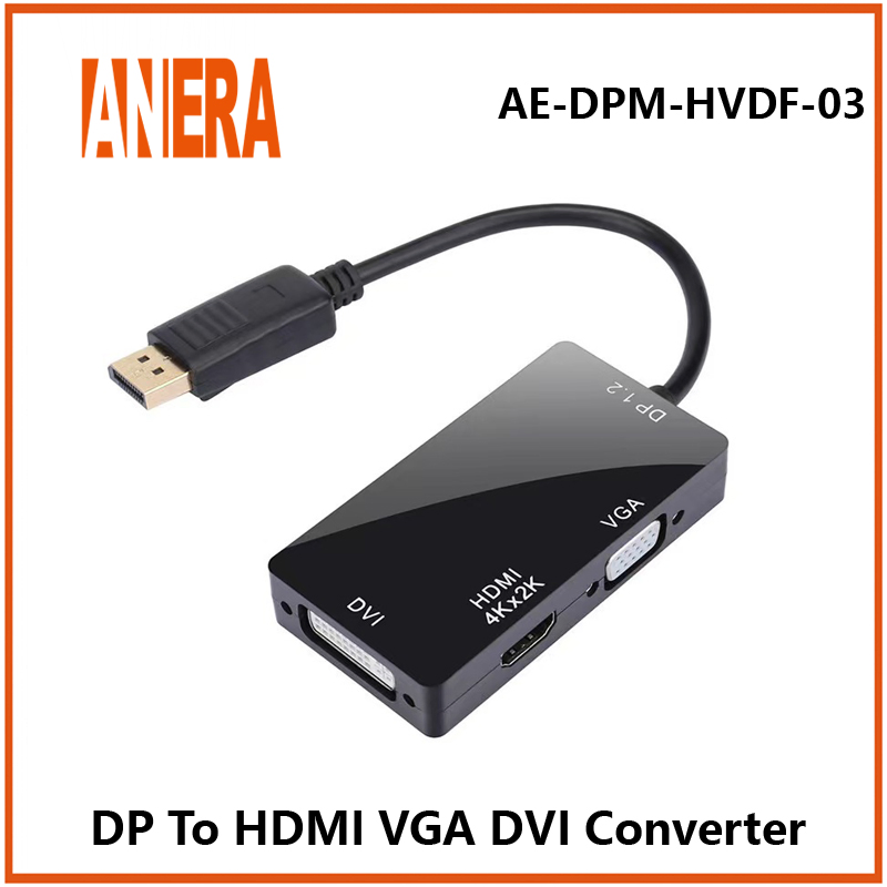 Конвертер DisplayPort на HDMI, VGA, DVI 1080P