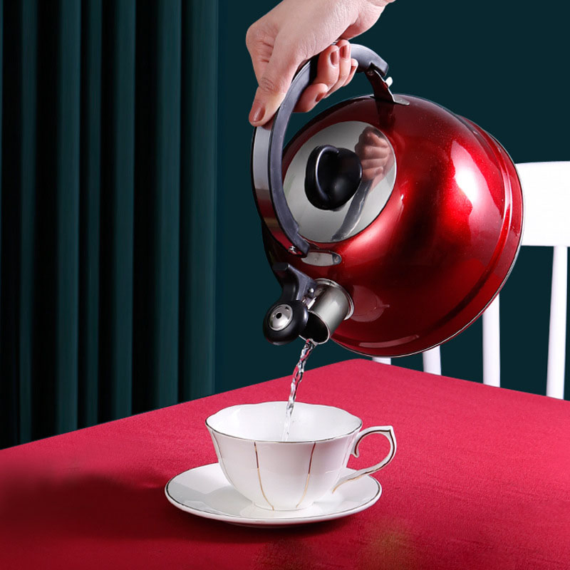 Чайник стальной 3л с индукционным дном