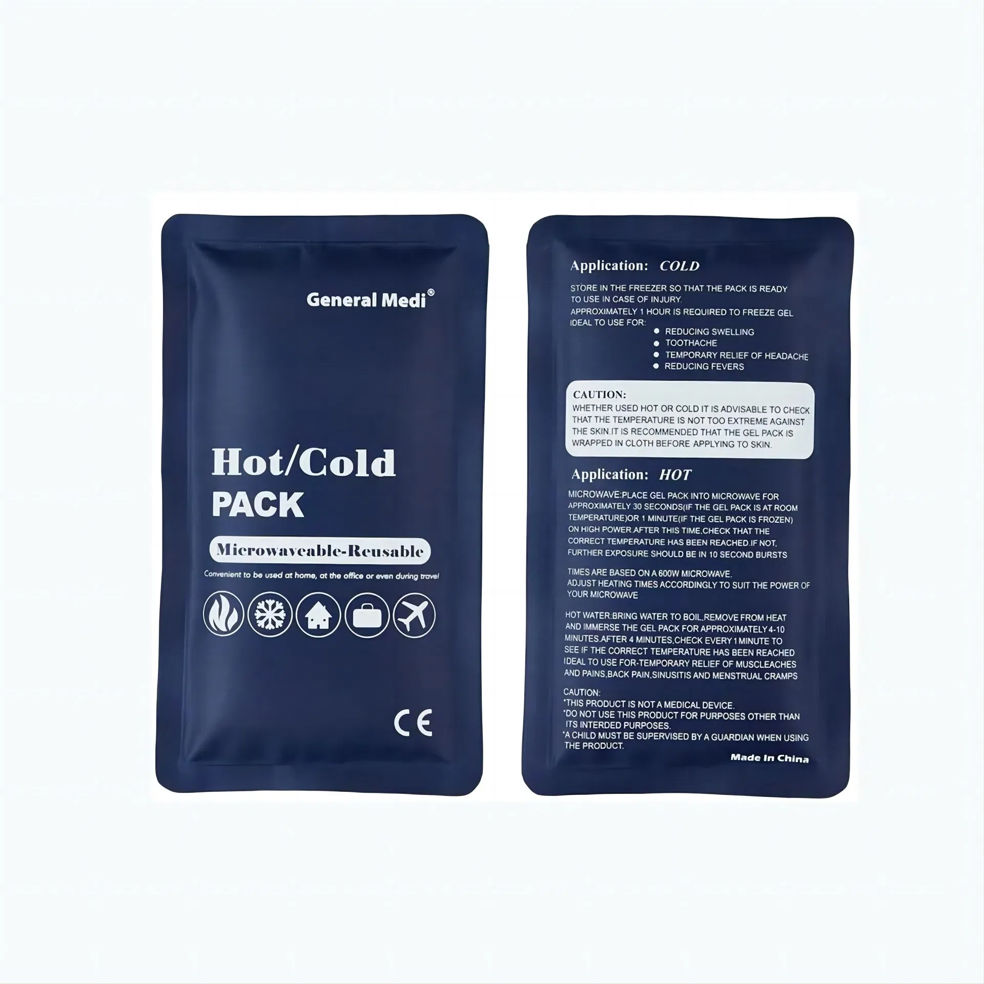 Reusable Soft Nylon Hot Cold Pack Gel Ice Pack