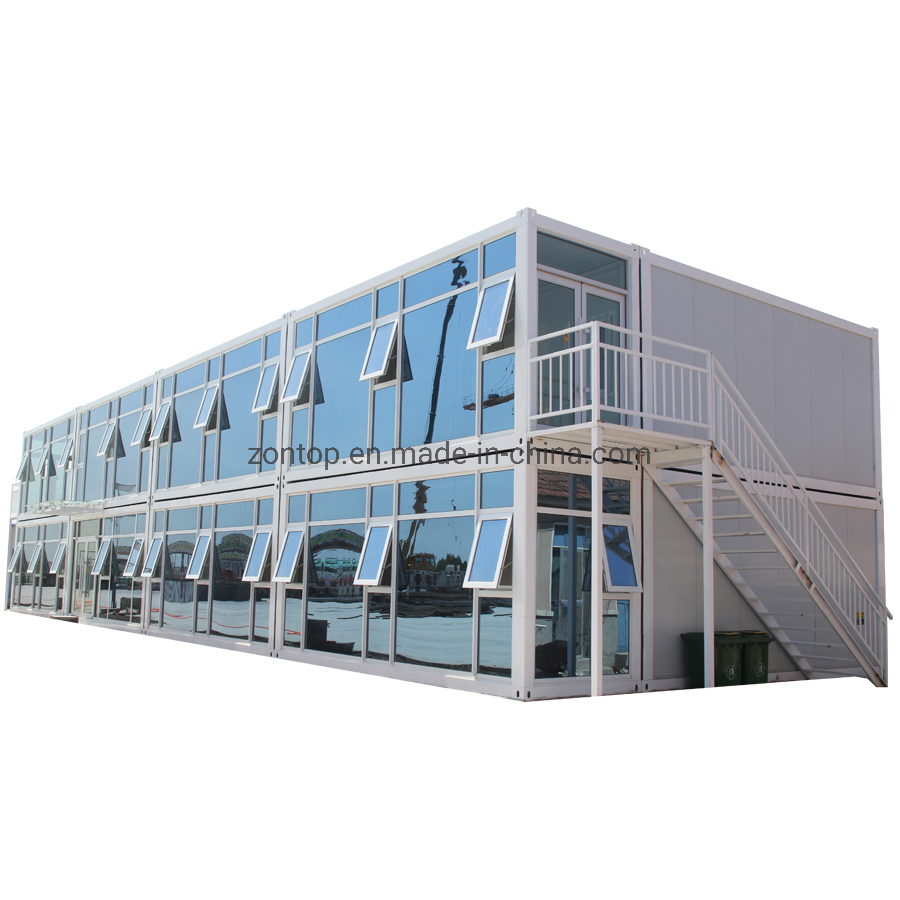 Ce Luxury Living Two Storey 20 Feet Container House with Toilet