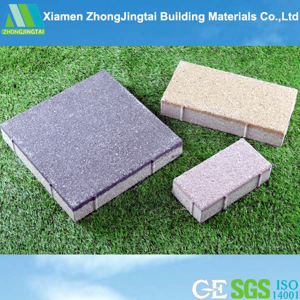 Zjt Cold-Resistant Water Permeable Rectangular Paving Brick