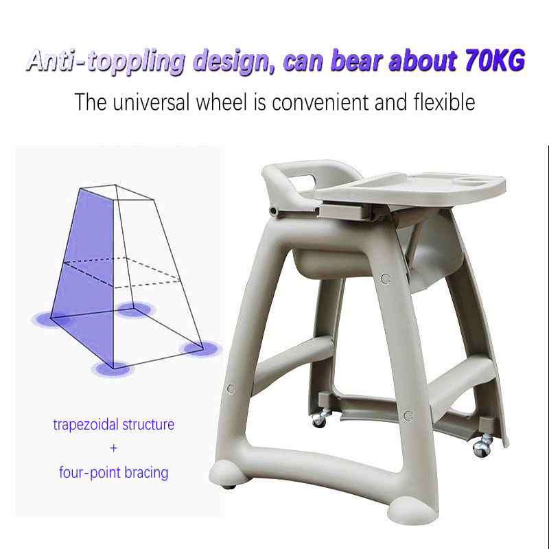 Factory Hight Quality Baby Chair for Restaurant Plastic High Chair Baby Feeding