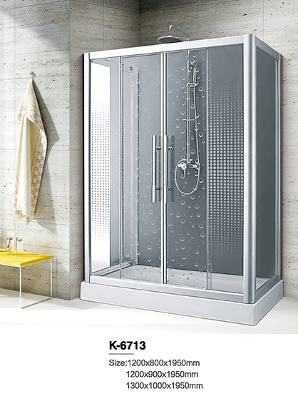 Custom Tempered Clear Glass Shower Enclosures Modern Sliding Door Shower Rooms Shower
