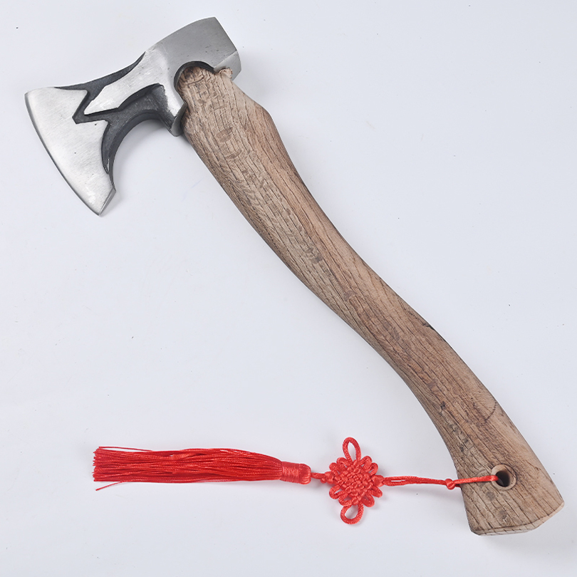 Russian Style High Carbon Steel Axe Outdoor Camping Axe with Wooden Handle