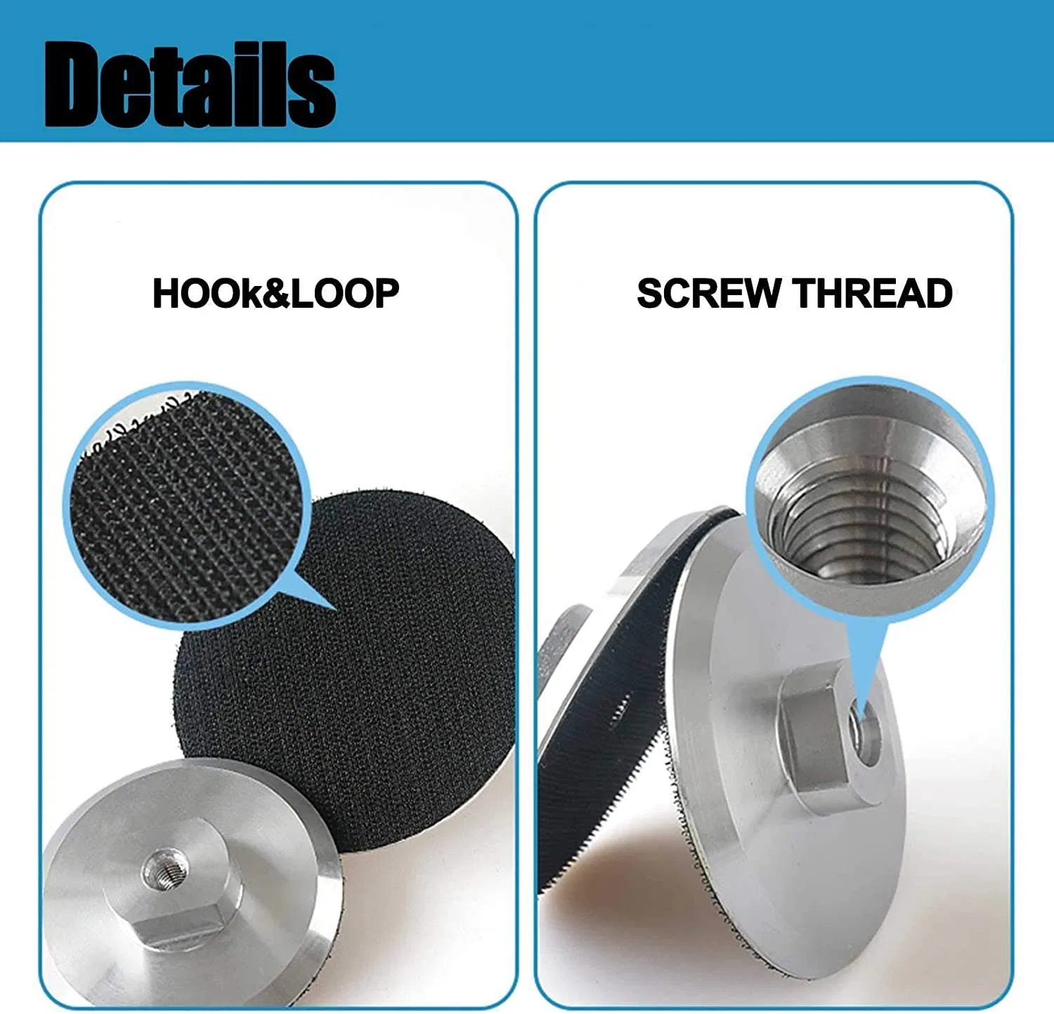Backing Heavy Duty Aluminium Backer for Diamond Polishing Pad