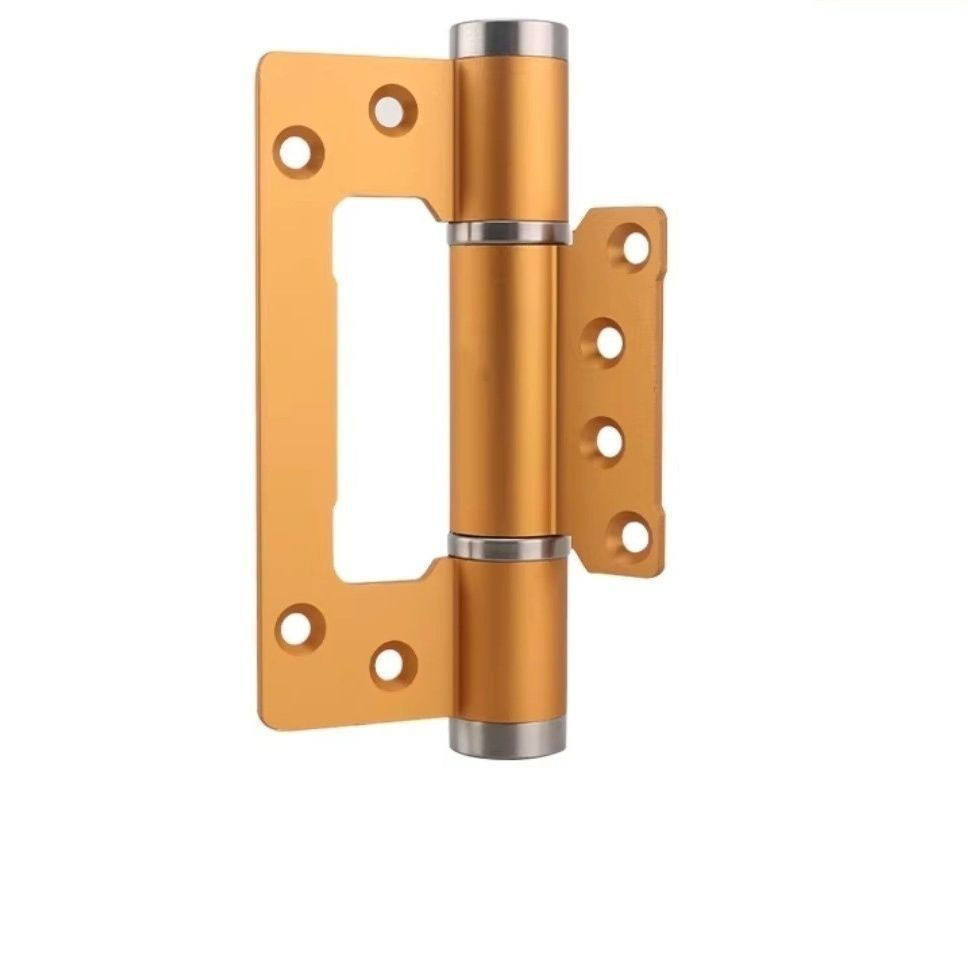 2PCS 5.5 Wooden Door Inch Butterfly Hydraulic Self-Closing Silent Adjustable 175° Open Hinge