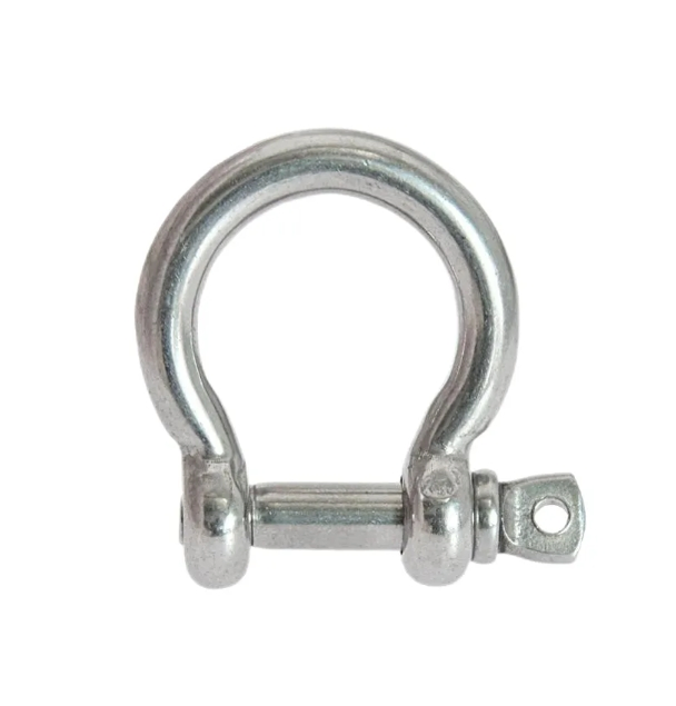 High Tensile Zinc Plated D Shape Shackle with Screw Pin Bow Shackles