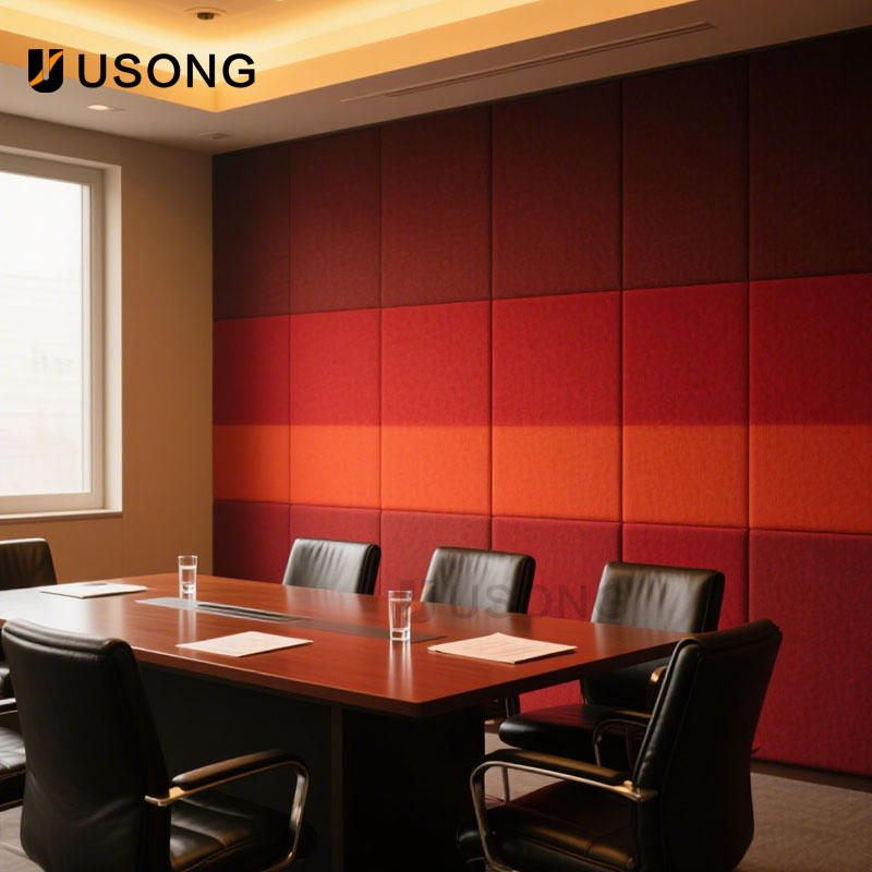 Polyester Fiber Material Soft Wall Panels for Bedroom Background Walls