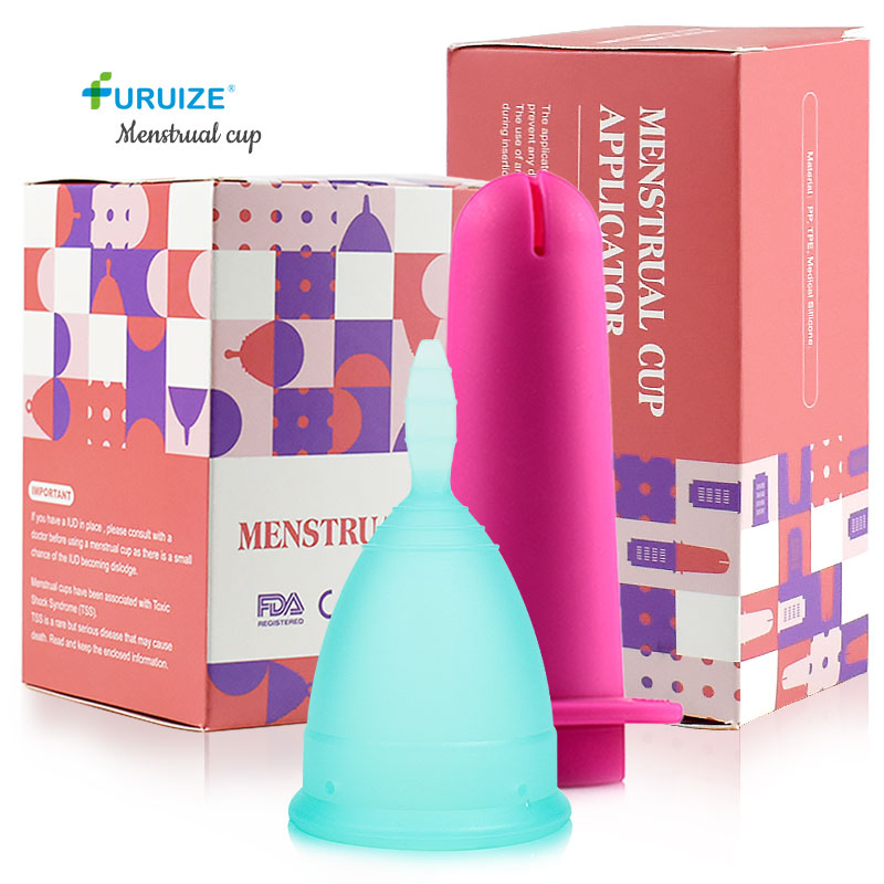 Eco Friendly Wholesale Reusable High Quality Medical Grade Silicone Lady Period Cup Female Silicone Menstrual Cup
