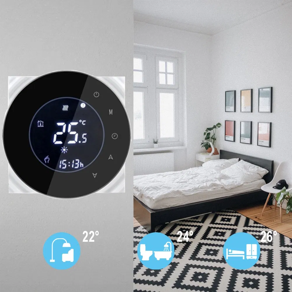 16A Electric Heating WiFi Room Thermostat for Home