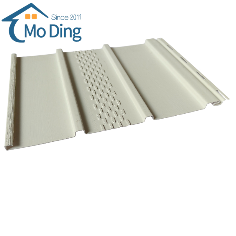 New Waterproof Paint-Free PVC Exterior Cladding Quick-Mount Decorative Panels for Villas Prefab Homes