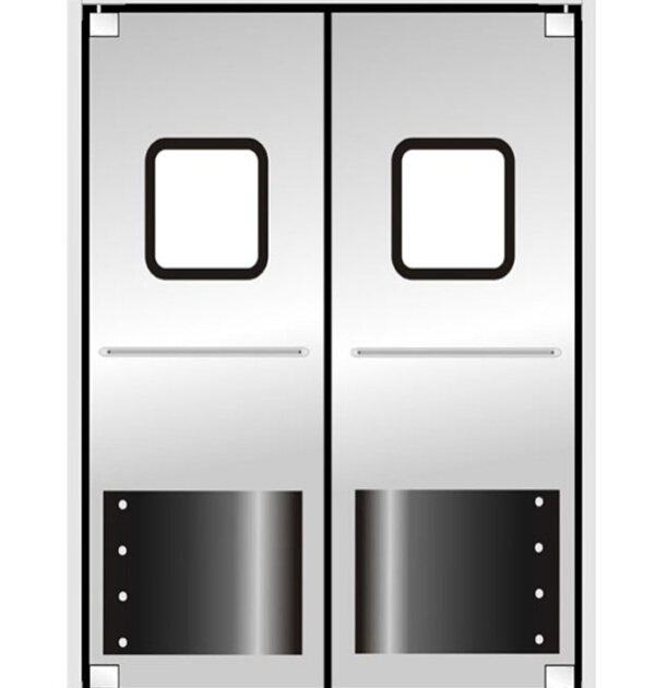 Stainless Steel Traffic Door / Food Factory Airtight Door