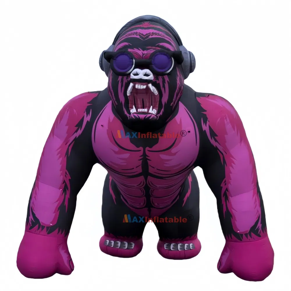 Giant Inflatable Gorilla Air Model Costume Impressive Outdoor Display