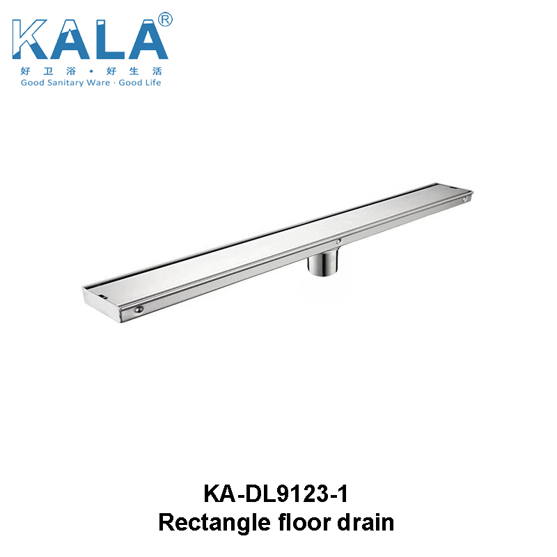 Прямоугольный напольный трап Kala из нержавеющей стали 304