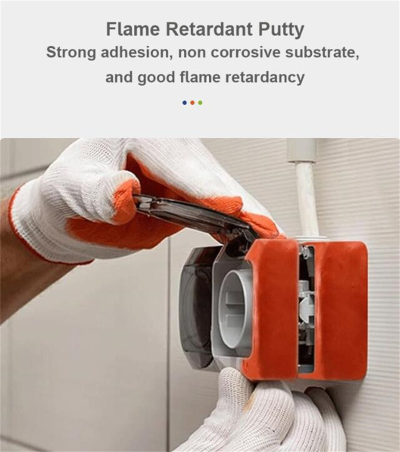 Fire Protection Insulation Intumescent Material Fire Retardant Putty Fire Barrier Fireproof Putty Pad