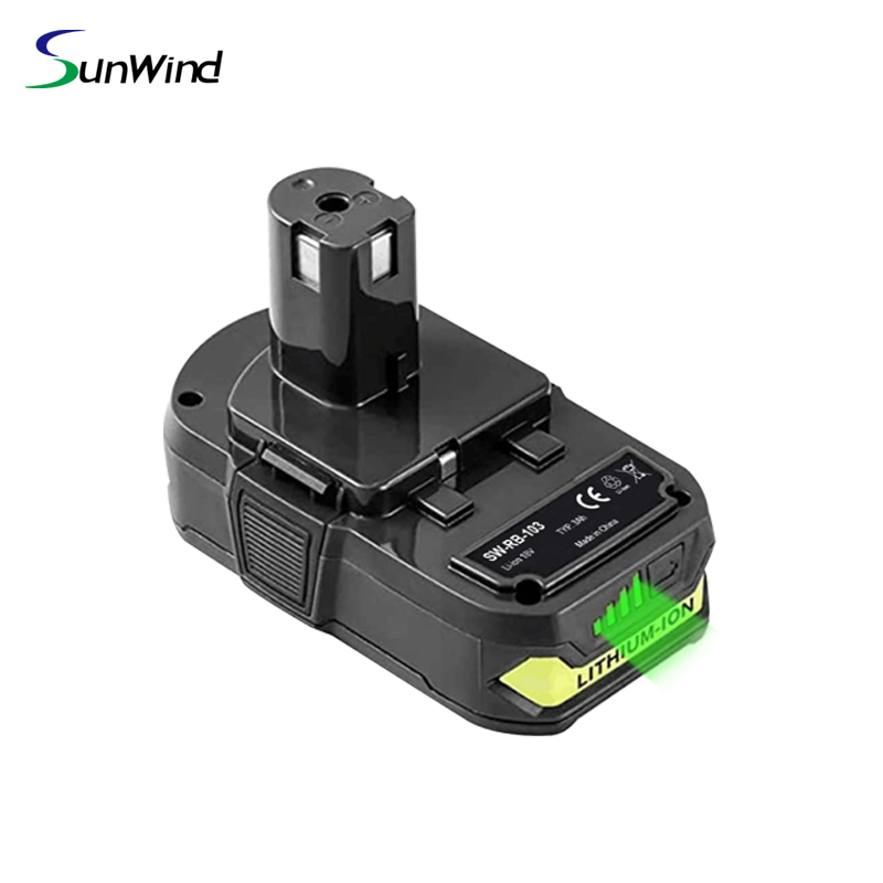 Power Tool Battery for Ryobi P102 P103 P105 P107 P108 P109 18V 3ah Li-ion Cordless Drill Battery