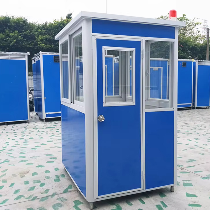China Mobile Steel Security Easy Assembly Container Outdoor Security Guard House