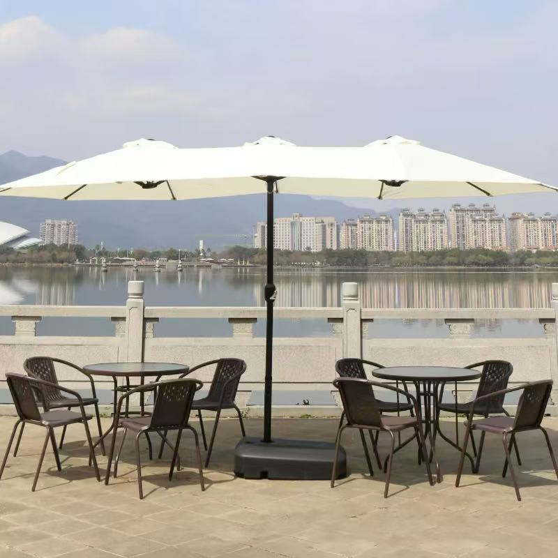 Зонт для дачи и кафе, складной, с защитой от UV