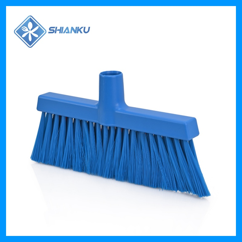 Shianku Industrial Food Grade Broom Soft Bristles Lobby Floor Cleaning Broom Head