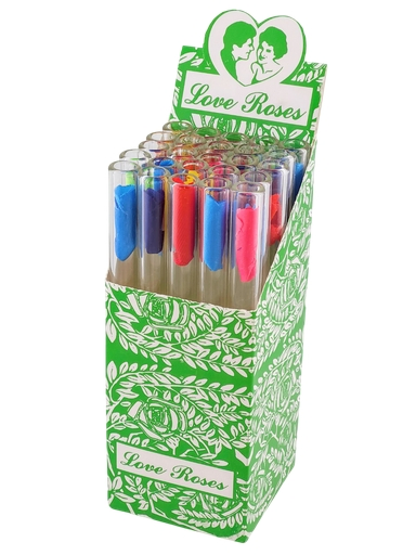 Love Rose Glass Tube Pipe 36 CT Smoking Water Pipe