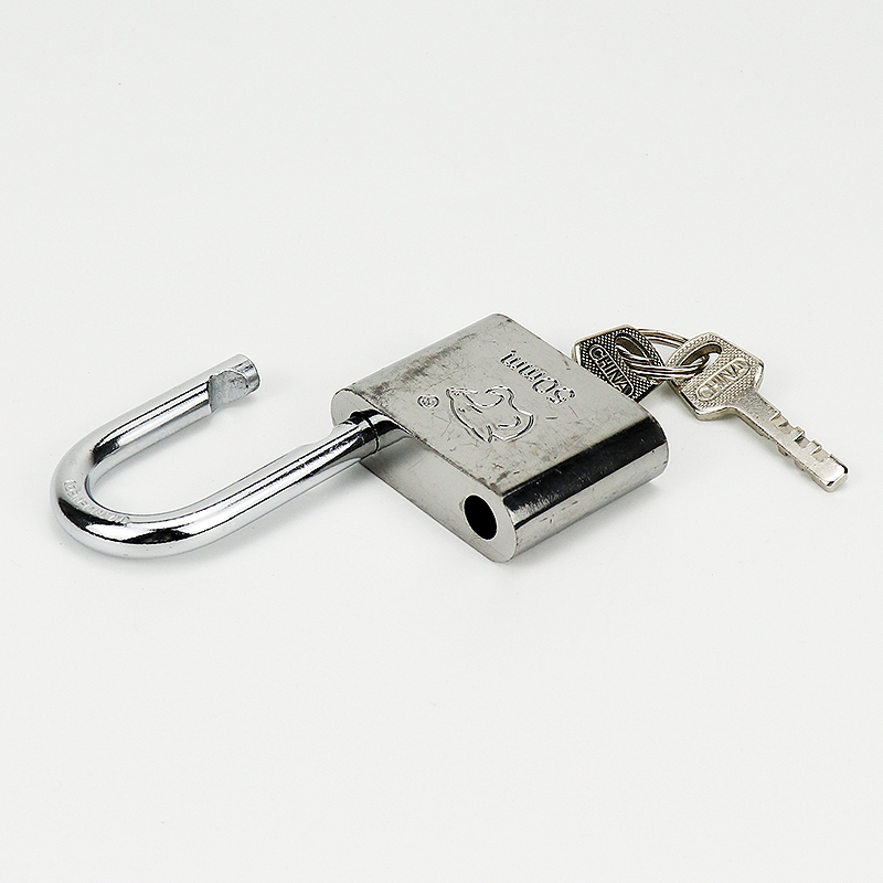 Sample Available Different Color Finish Arc Body Cast Iron Pad Lock Square Padlock 30mm 40mm 50mm 60mm Computer Keys