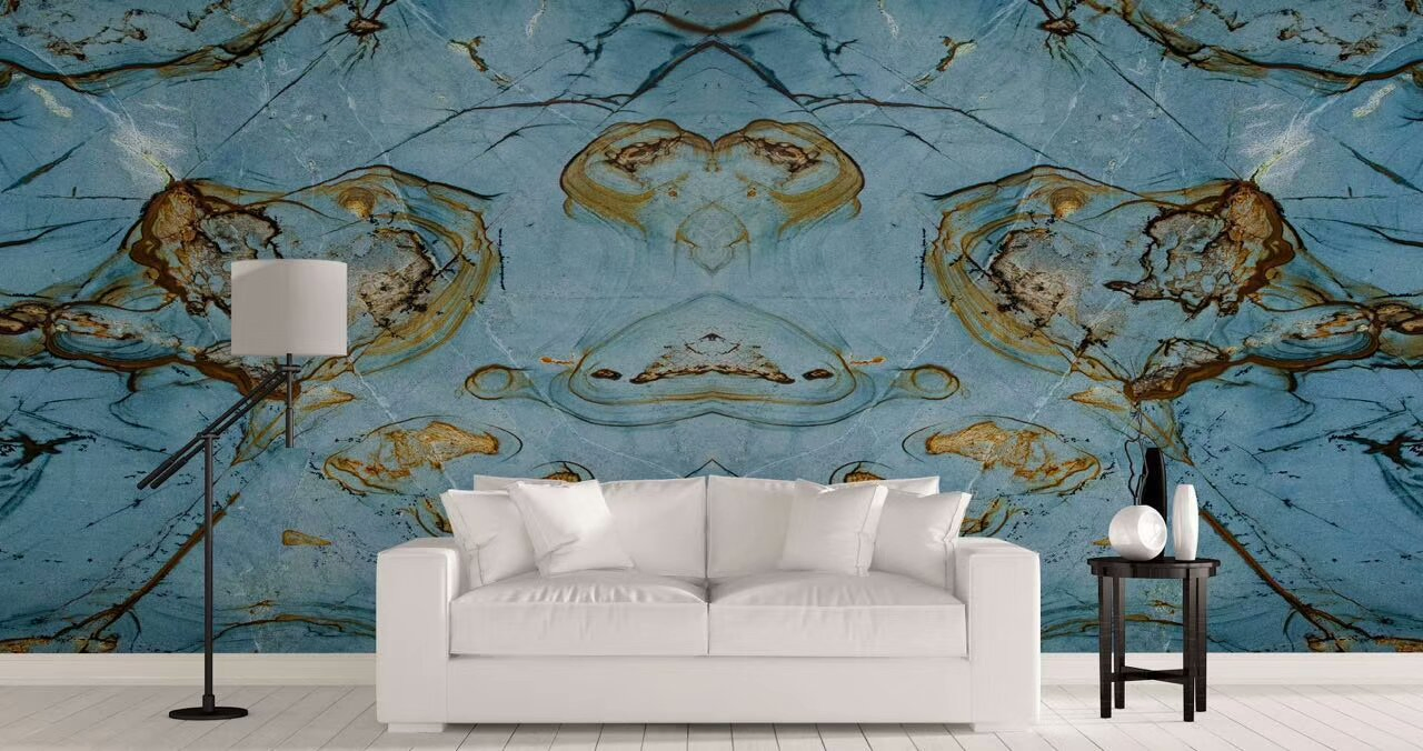 Luxury Brazilian Exotic Blue Roma Quartzite for Countertops and Tables