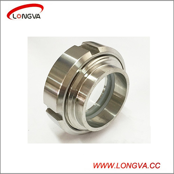 Sanitary Stainless Steel Butt Weld Glass Tube Vessel Union Sight Glass Fitting