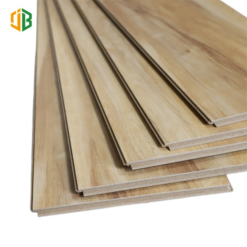 Laminated Wooden Flooring High Gloss Dark Brown Color HDF MDF AC3 AC4 Valinge Click Laminate Wood Flooring