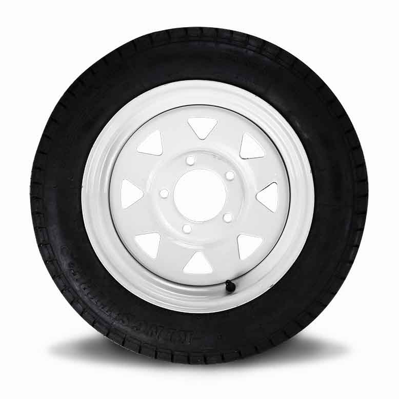 4.8-12 LRB 4-Bolt Trailer Wheel and Tire Assembly for Log Splitter