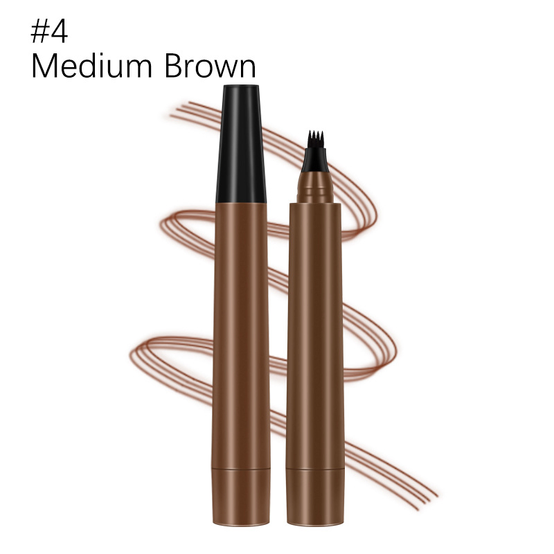 Brow Pencil Waterproof Eyebrow Pencil Private Label Custom with 4 Claws