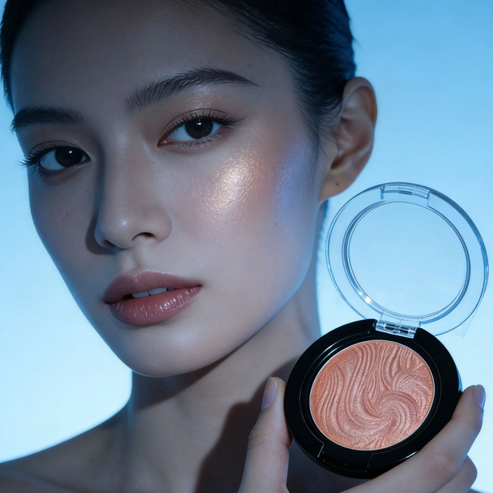 Optical Chameleon Highlighter Powder Private Label OEM ODM Waterproof Long Lasting Makeup Manufacturer