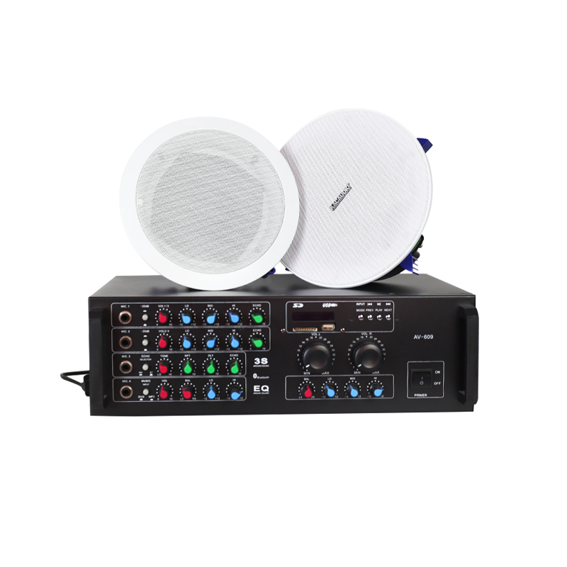 Sample Provided Stereo Karaoke Amplifier with LED Light