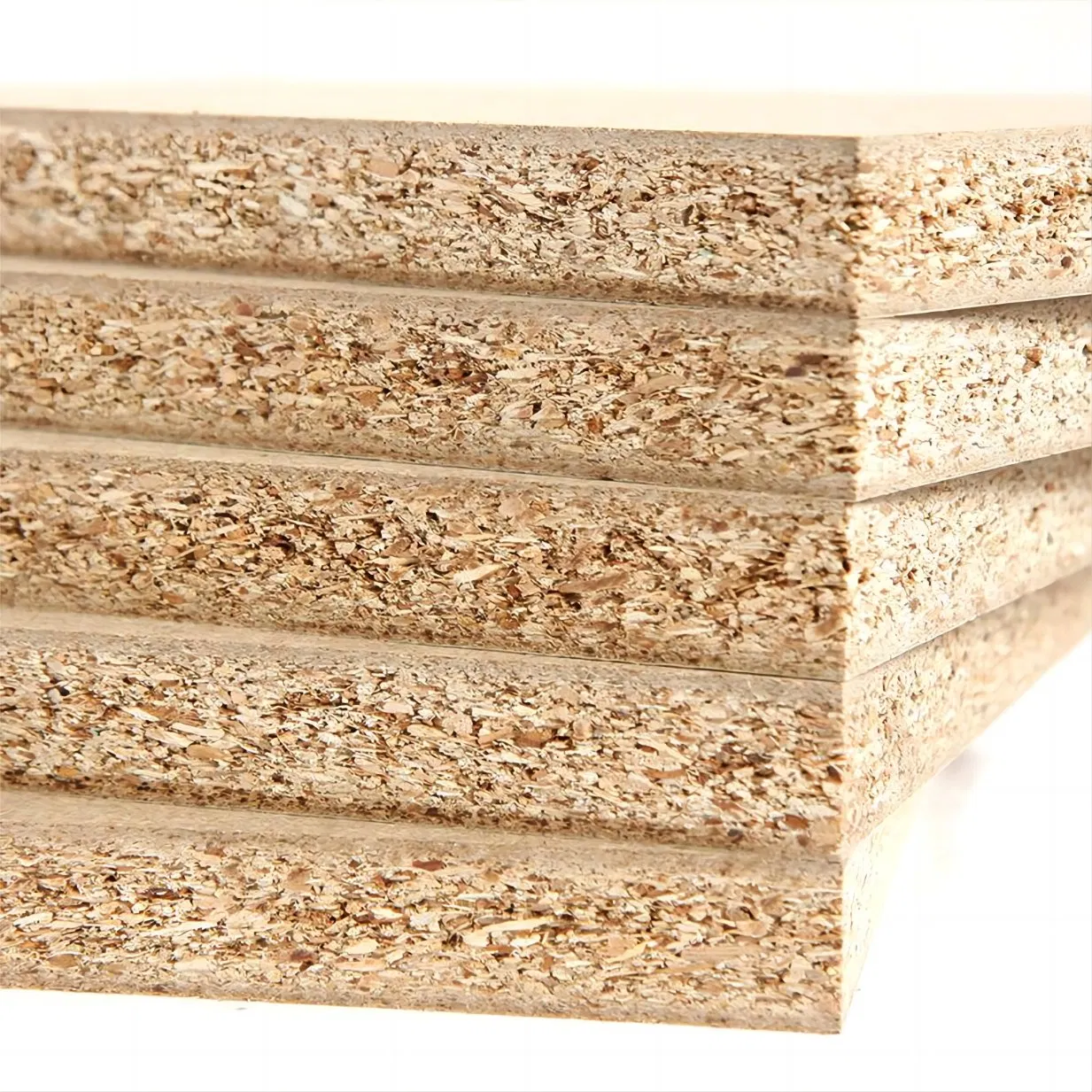 High Quality 12mm 16mm 18mm White Melamine MFC Board for Furniture Flakeboards Particle Board Particleboard Sell