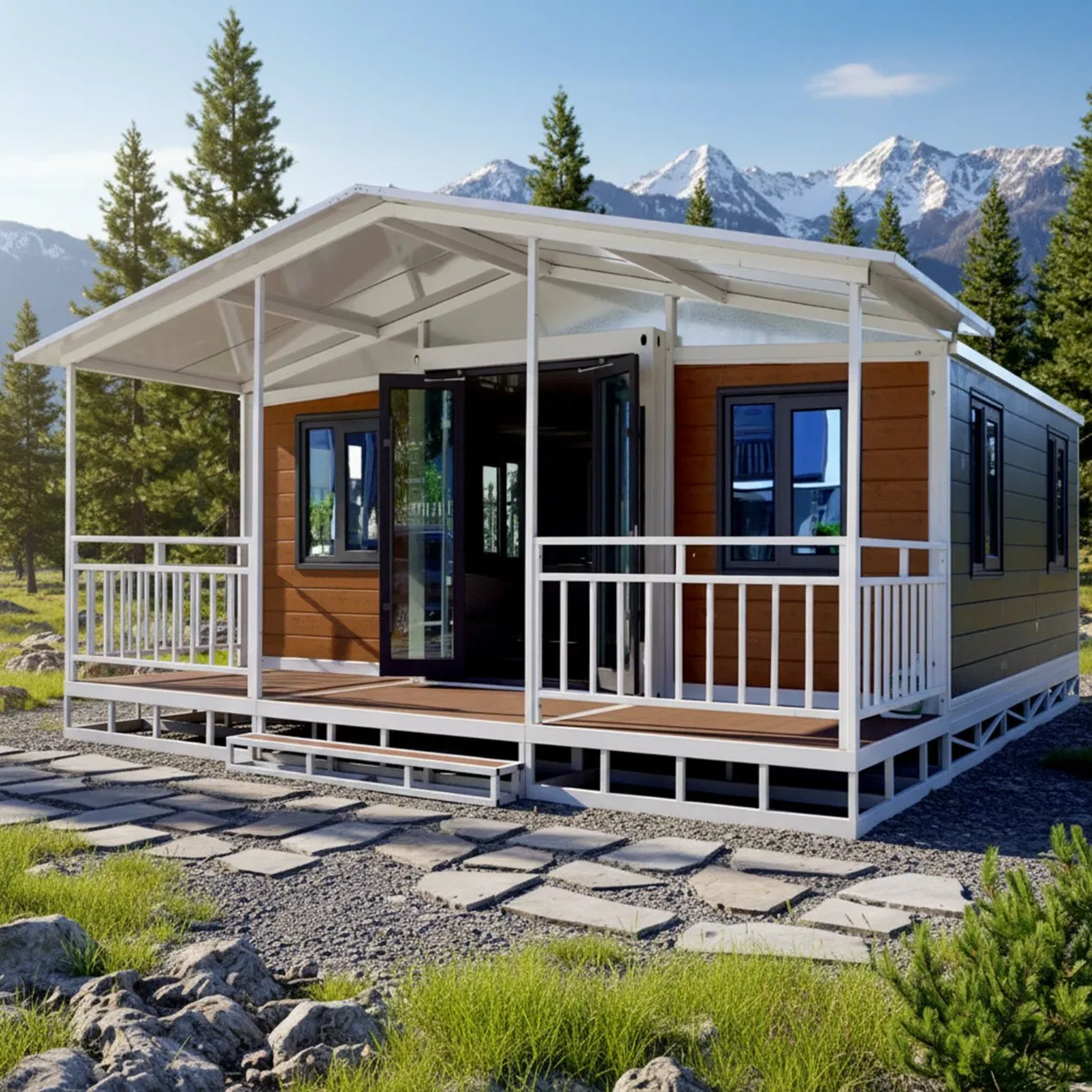 Factory Customized Prefabricated Structure Mobile Folding House Sleeping Container House Hotel Office Warehouse Customized Expandable House