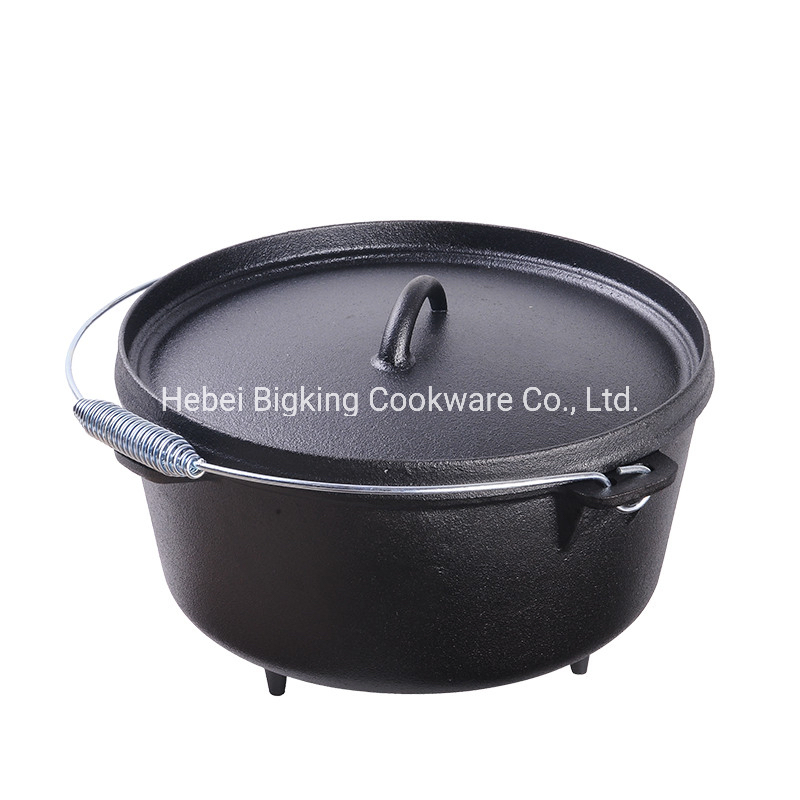 4.5qt Camping Nonstick Wholesale Cast Iron Dutch Oven Bread Pan