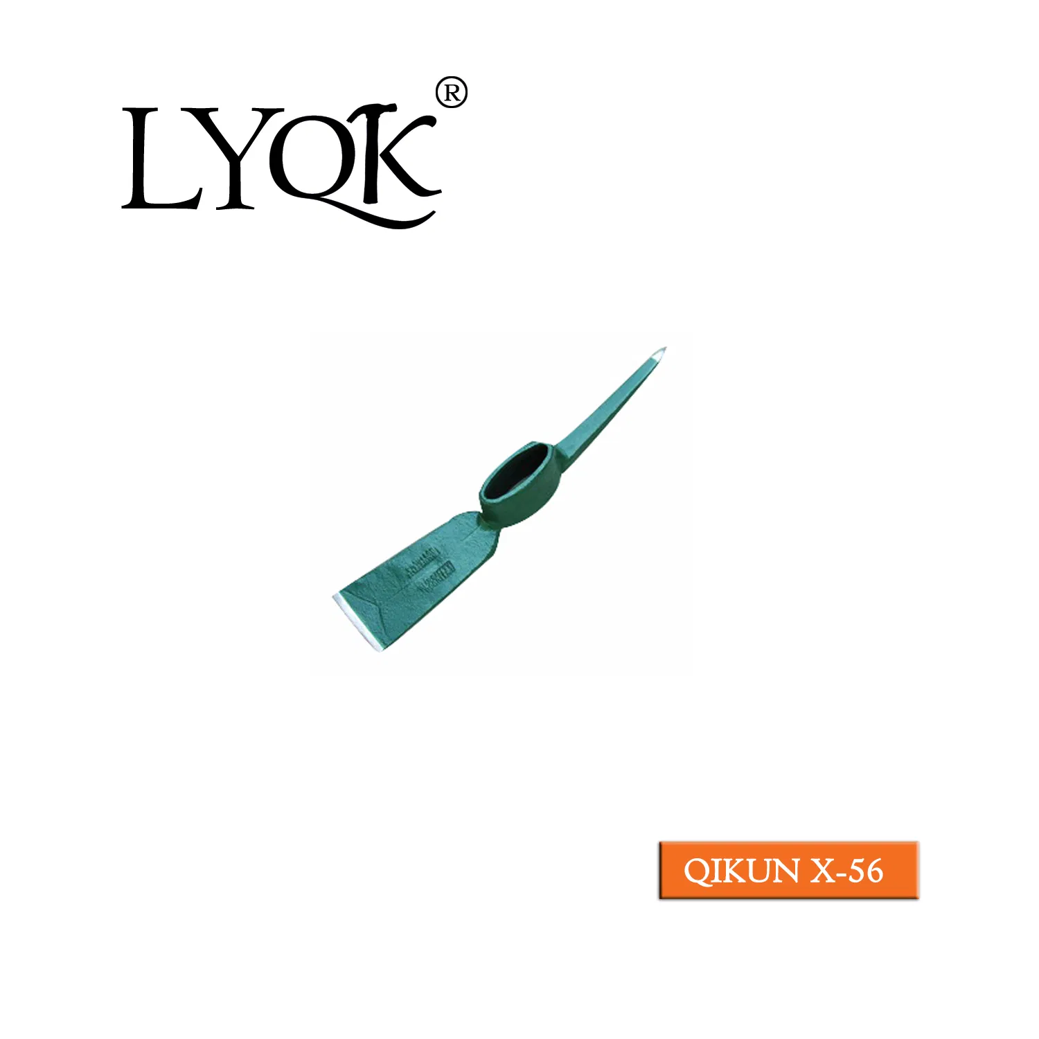 X-56 High Quality Rail Steel 65mn Agriculture Farm Garden Hardware Hand Tools Pick Head Mattock Pickaxe