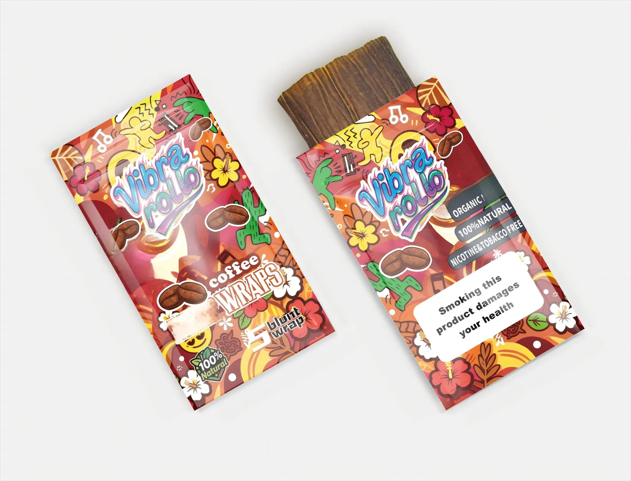 Exotic Flat Blunt Wraps Infused with Over 20 Natural Plant Flavors