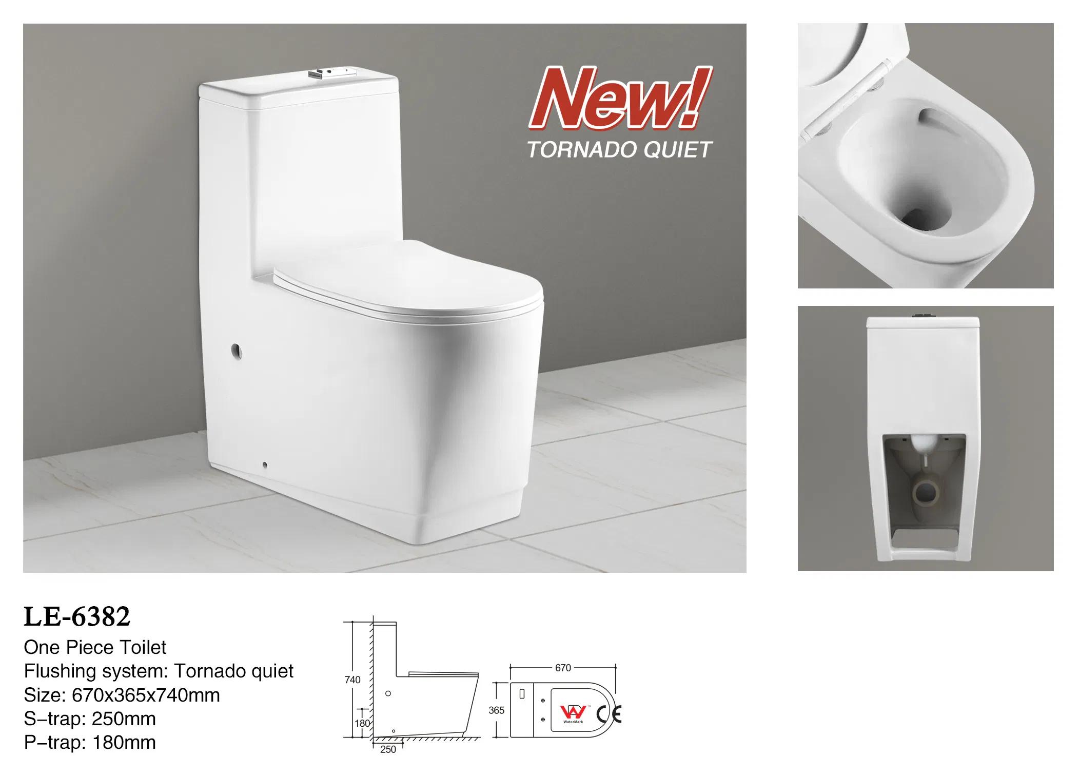 Seating Ceramic Inodoros Wc Ceramica One Piece Toilet Black Gold Bathroom 6380-Po