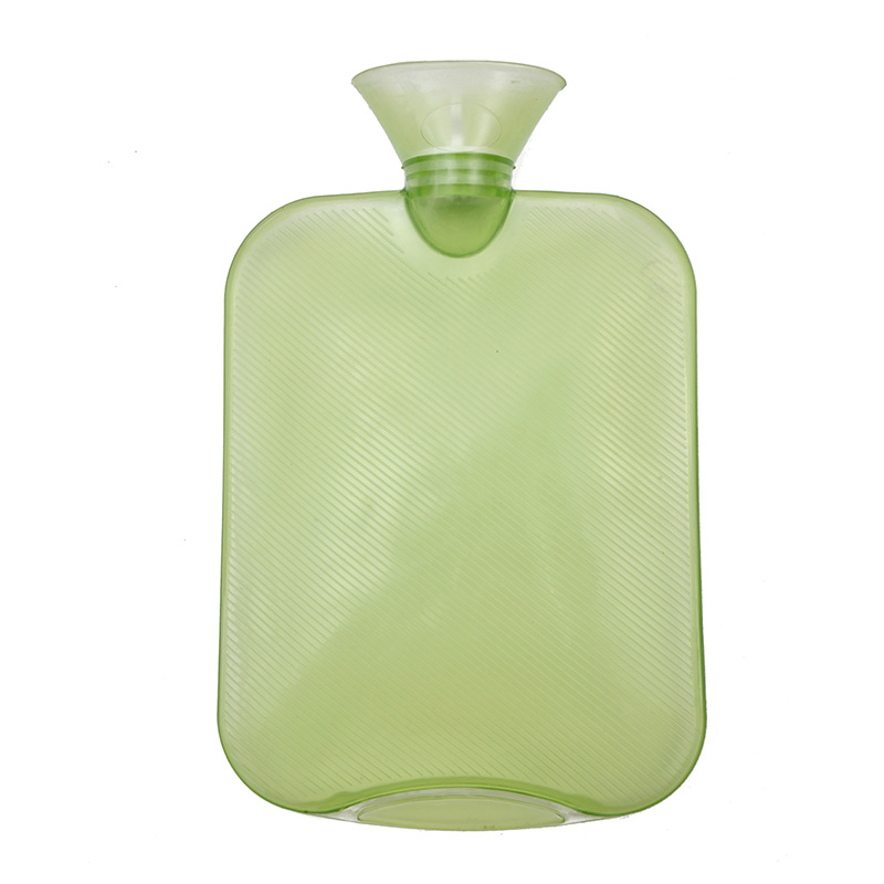 Colorful Large Capacity 2L Thickened PVC Hot Water Bottle for All Night Warmth