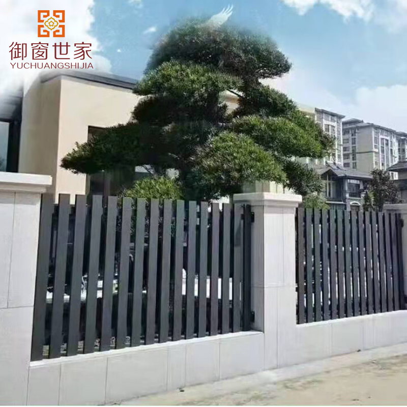 Outdoor Metal Steel Safety Fence Pickets Panel Aluminum Garden Fence